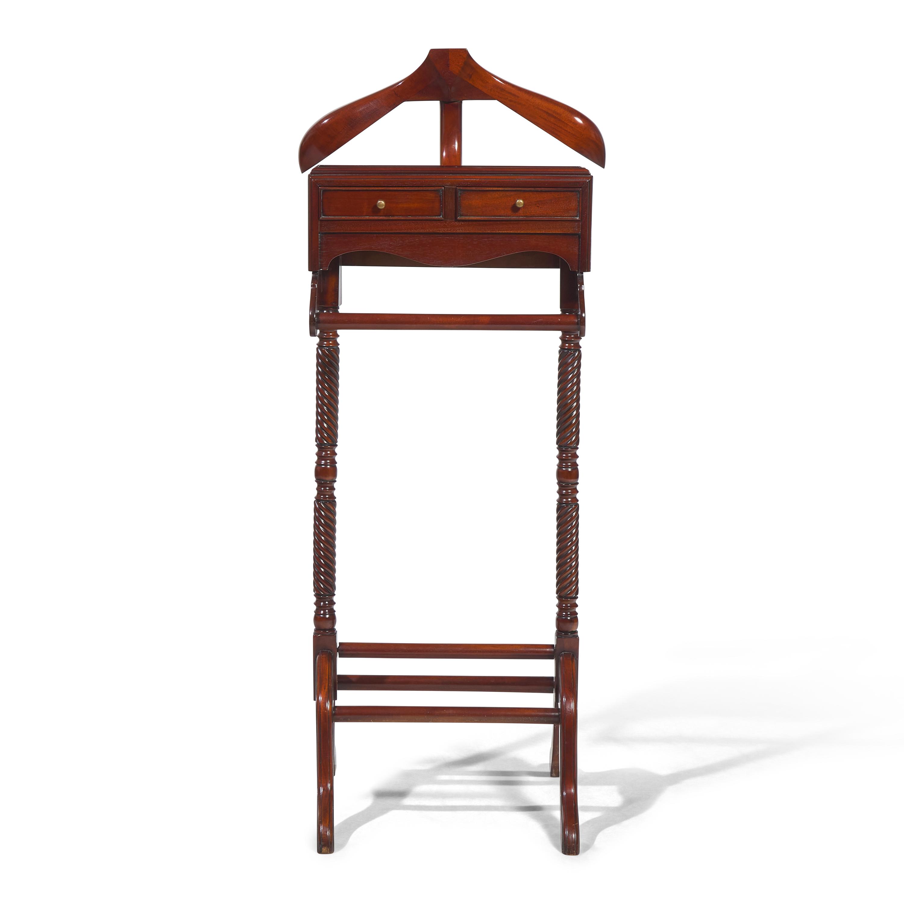 A George III Style Mahogany Valet Stand