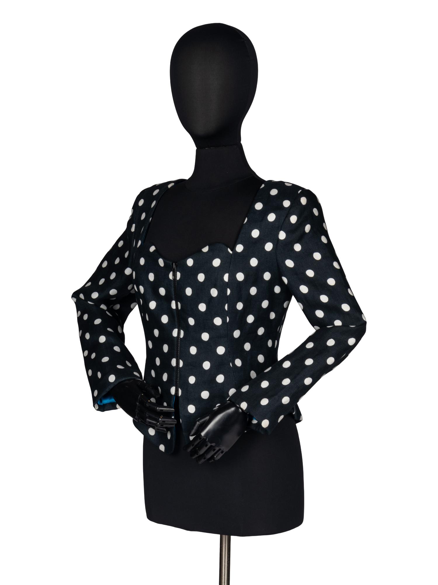 Geoffrey Beene Polka Dot Jacket