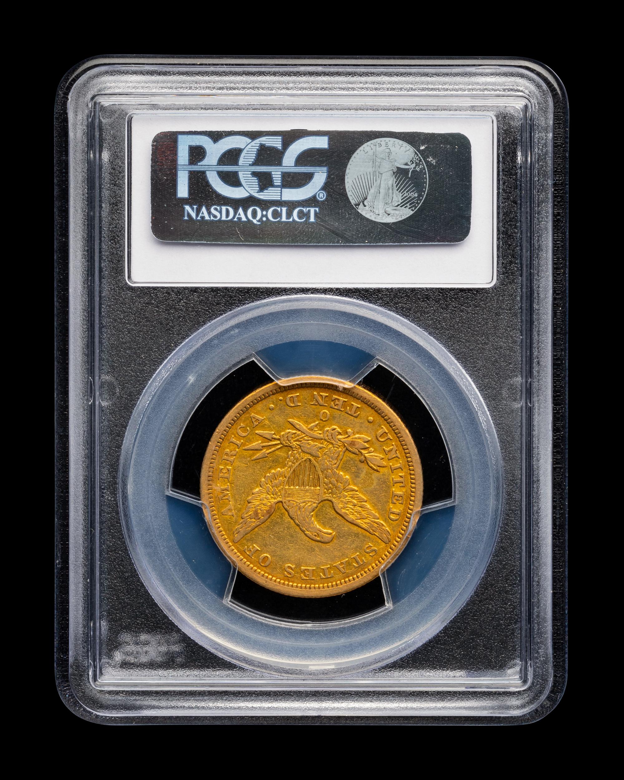 An 1843-O Liberty Head $10 Gold Coin (PCGS XF40)