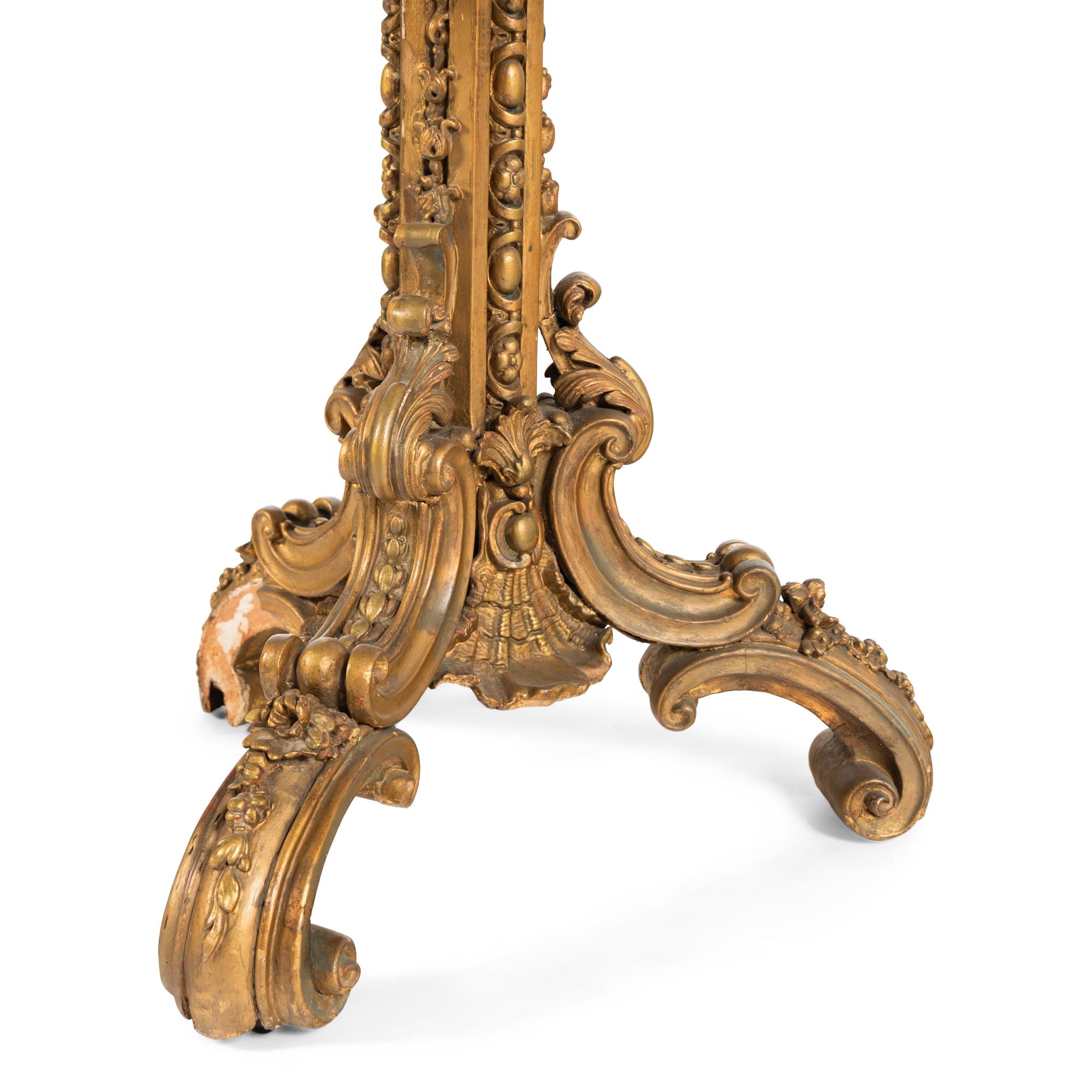 A George IV Giltwood Table Base