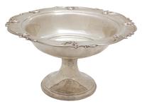 An American Weighted Silver Compote, International Silver Co., 20th Century,