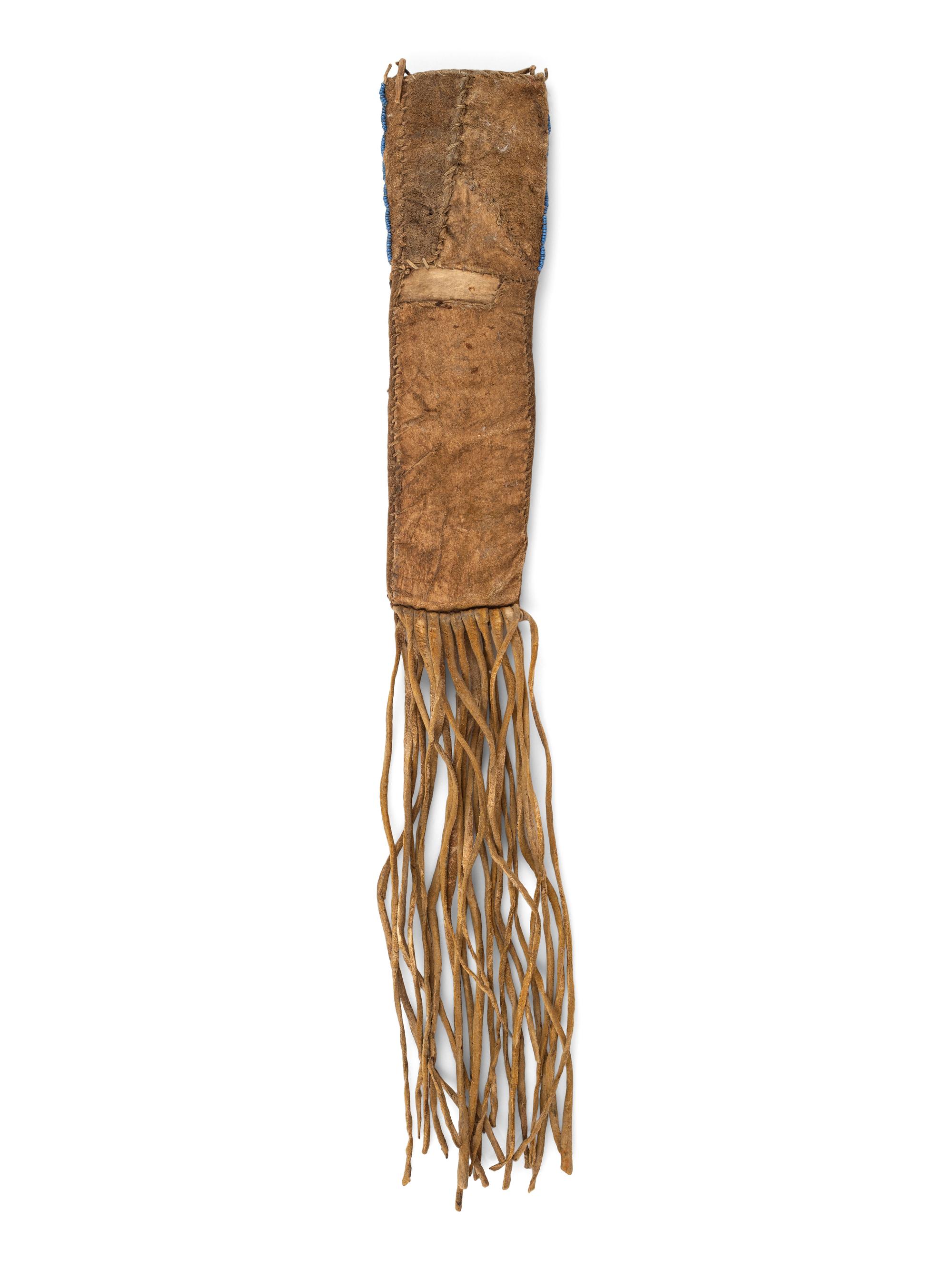 Cheyenne Beaded Buffalo Hide Sheath