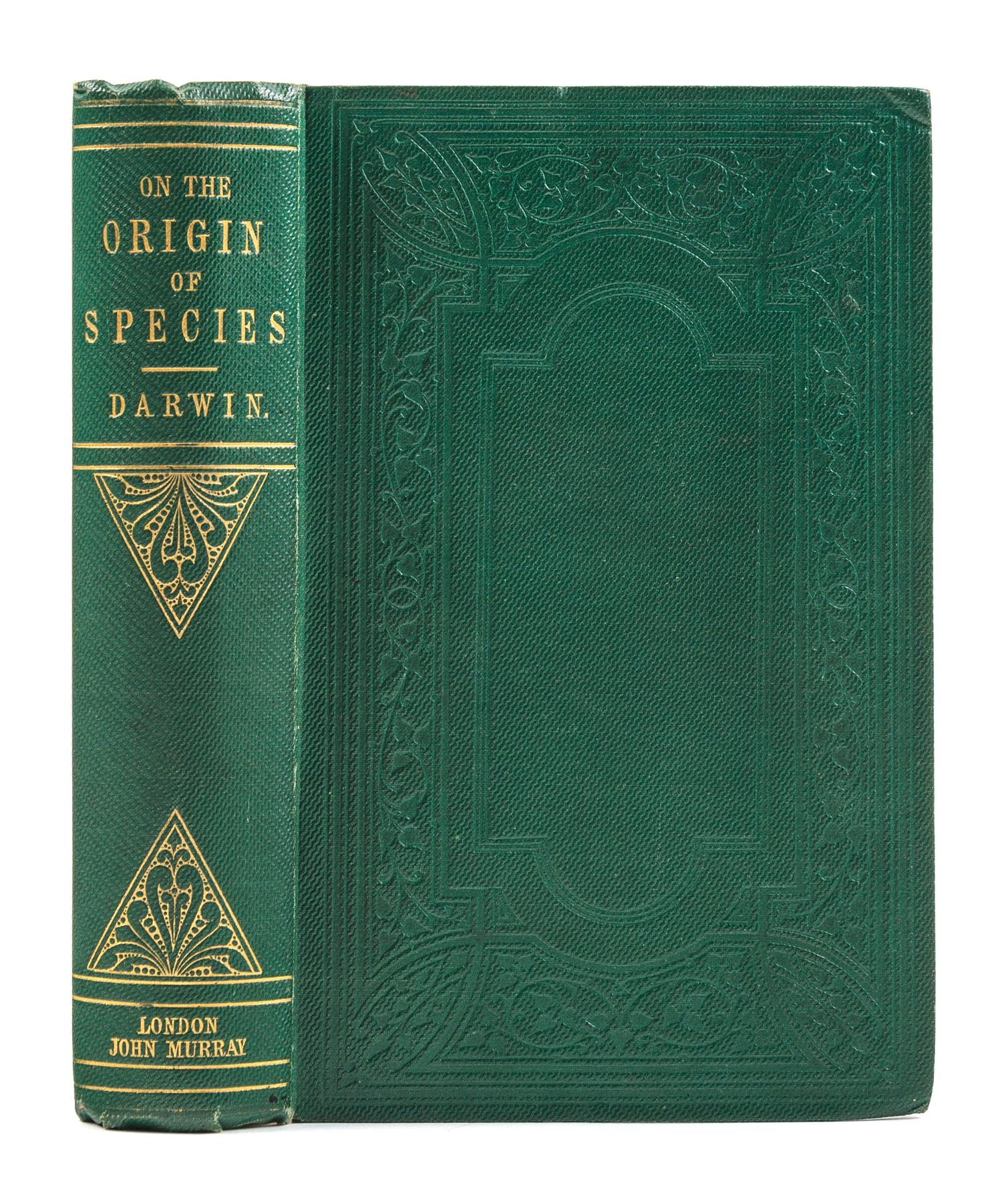 DARWIN, Charles (1809-1882). On the Origin of Species . London John Murray, 1859.