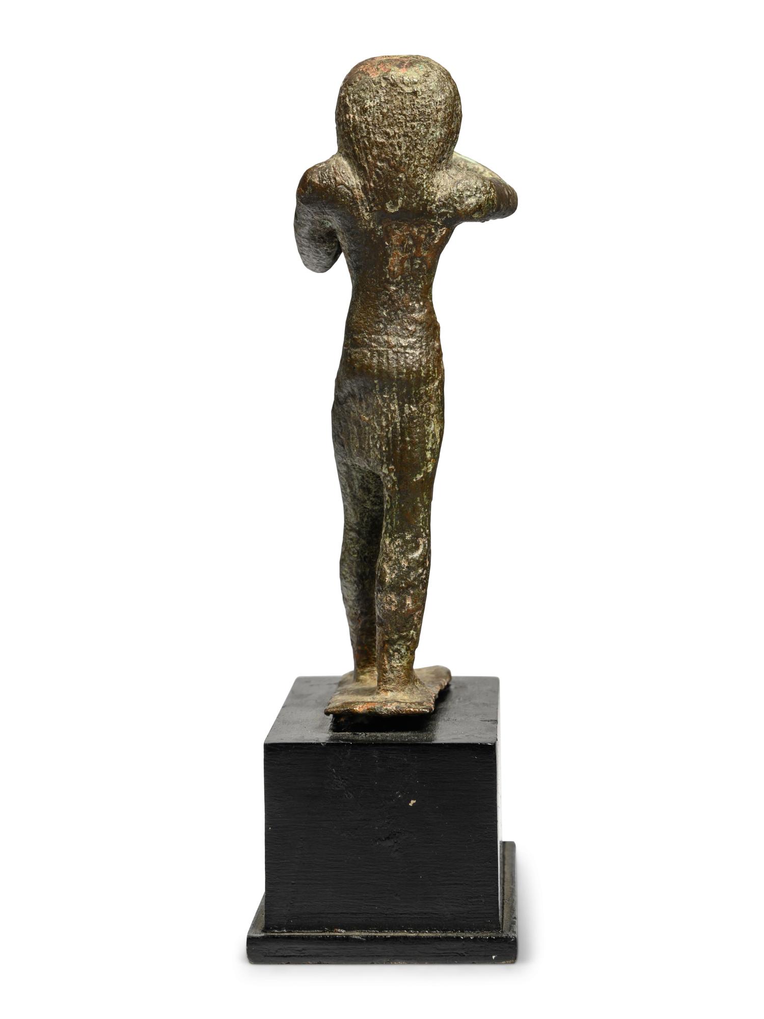 An Egyptian Bronze Horus