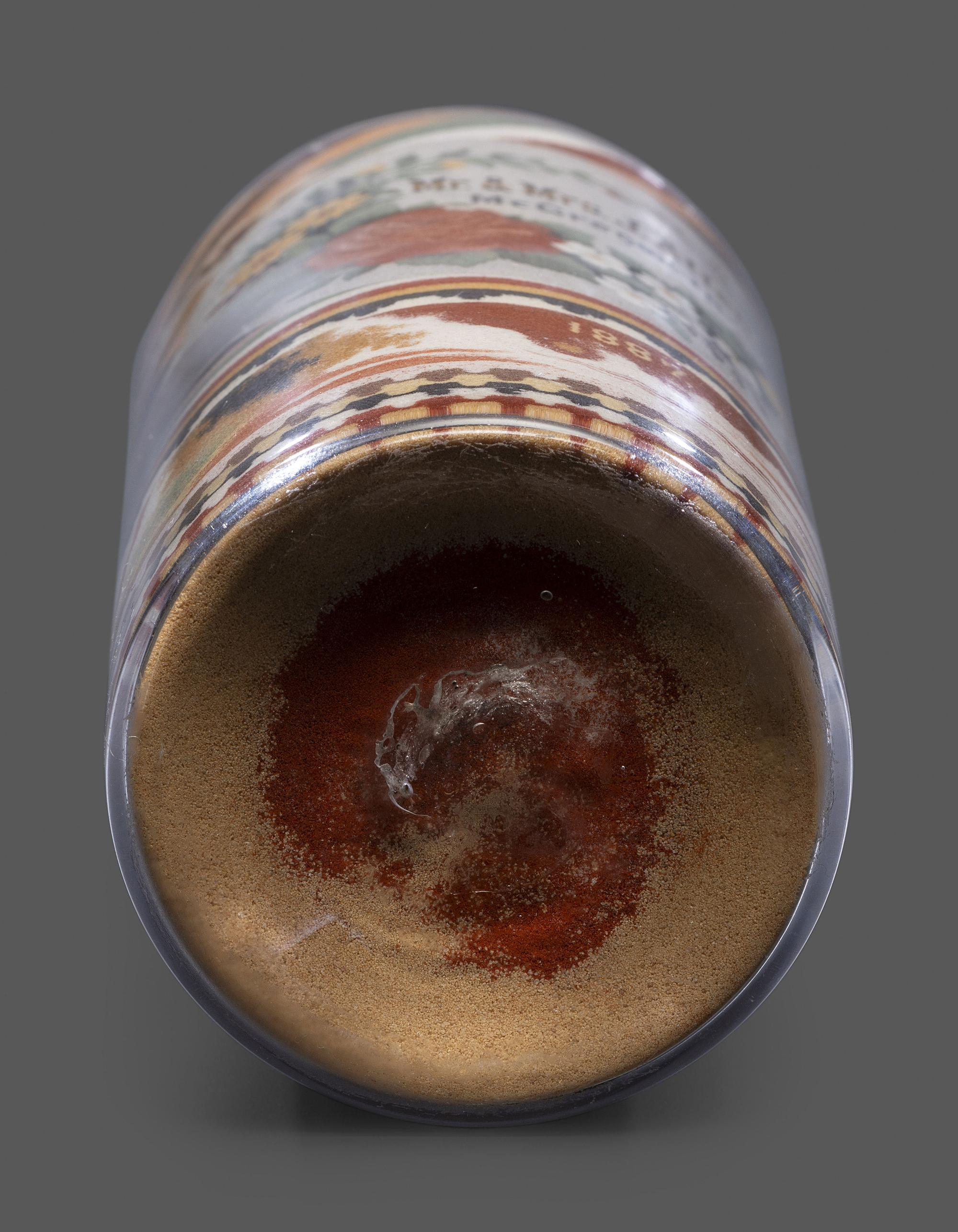 An Andrew Clemens (American, 1857-1894) Sand Bottle