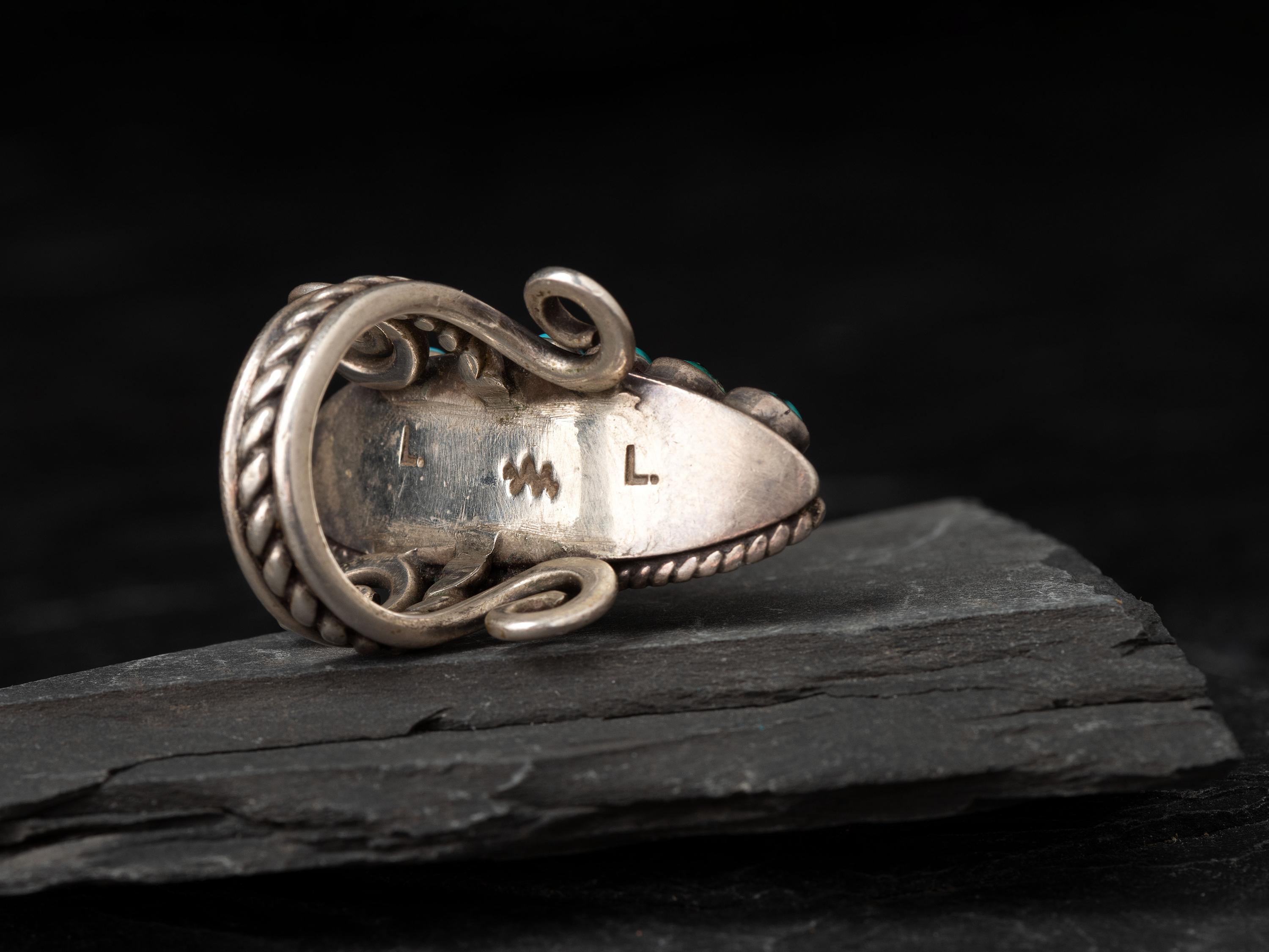 Silver and Turquoise Ring