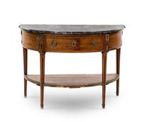 A Louis XVI Tulipwood Console Desserte