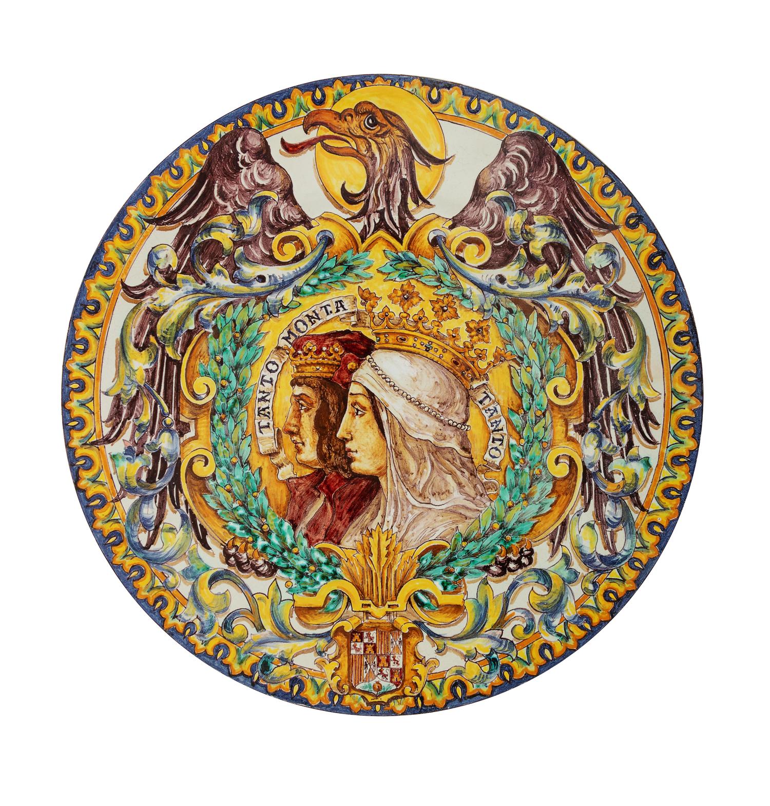 An Italian Maiolica Large Charger — 20TH CENTURY