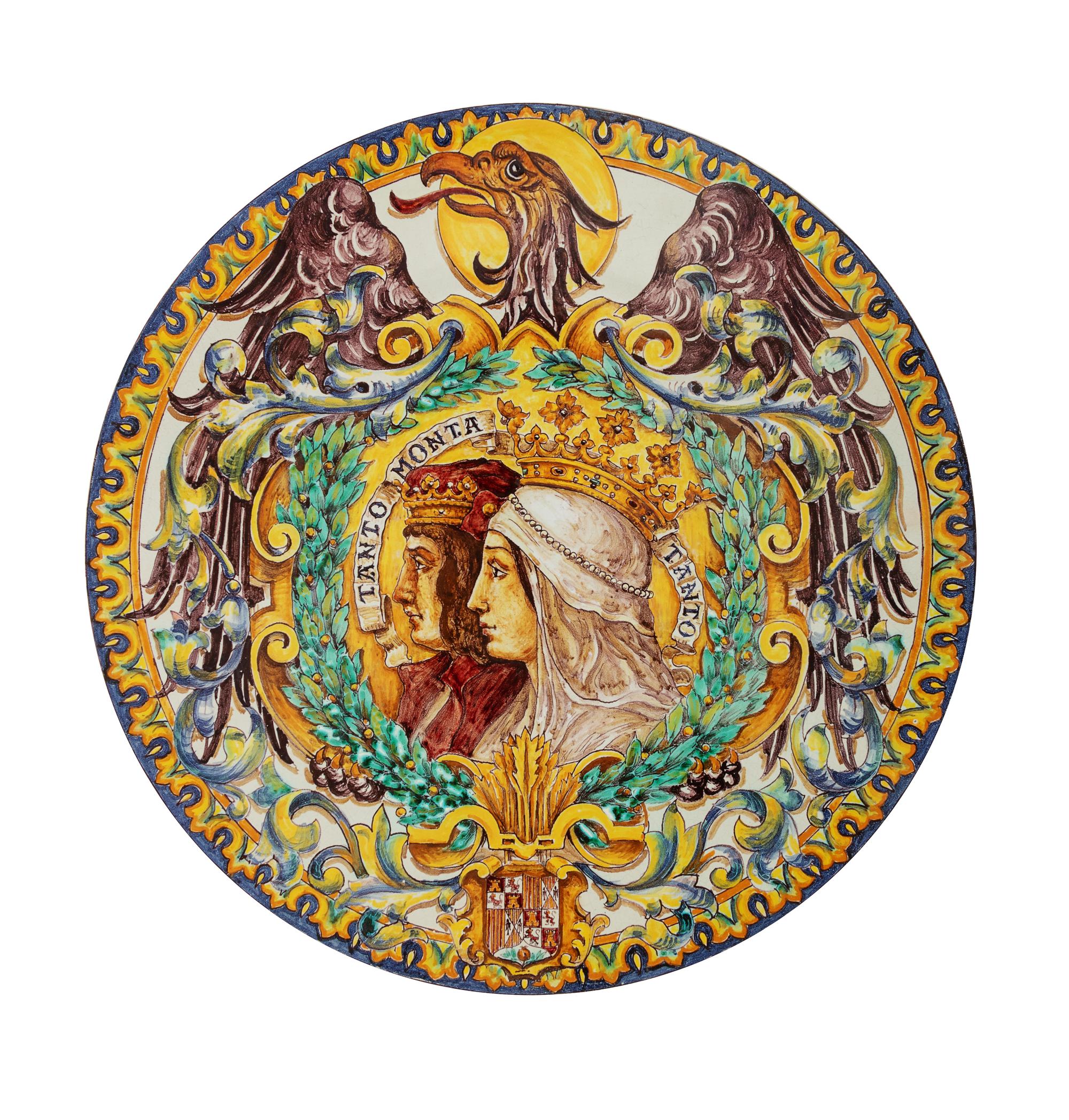 An Italian Maiolica Large Charger — 20TH CENTURY