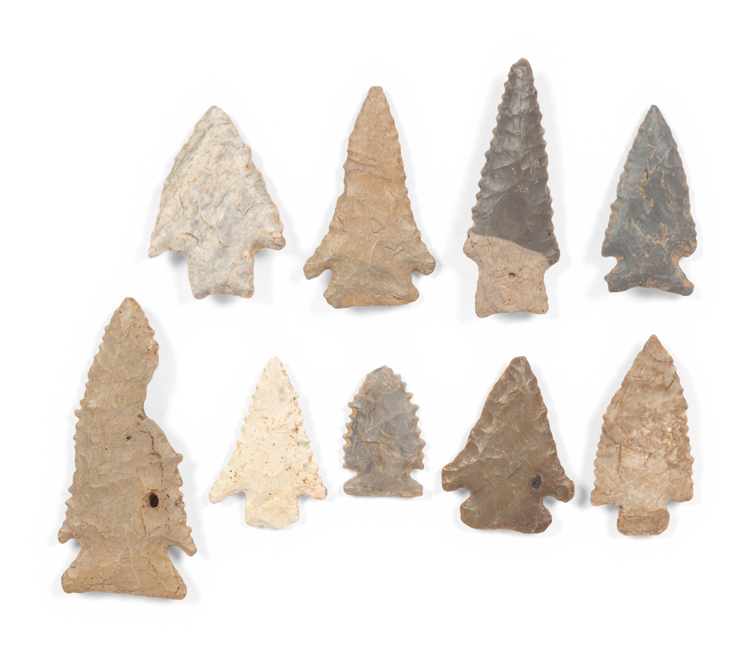 A Group of Serrated Points