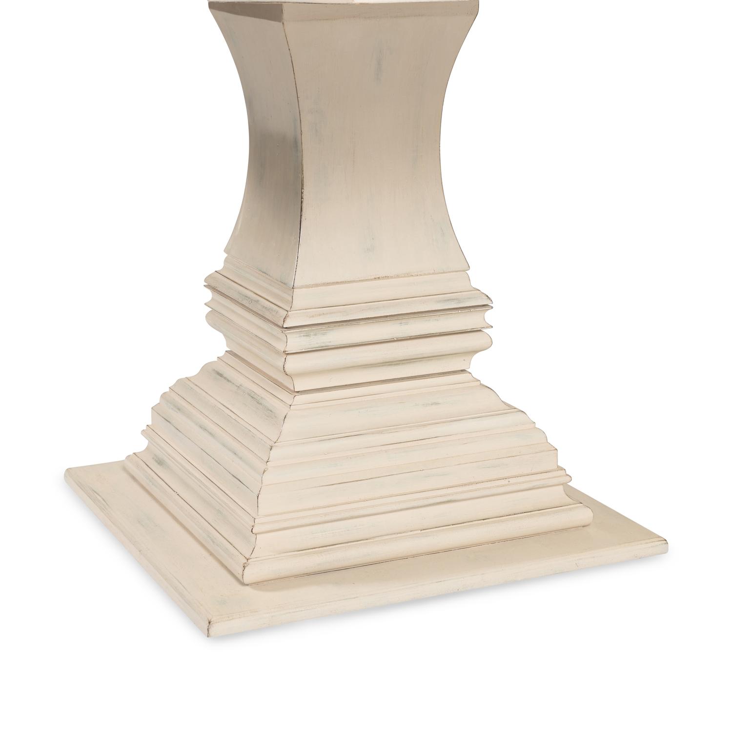 A Cream Painted Octagonal Center Table