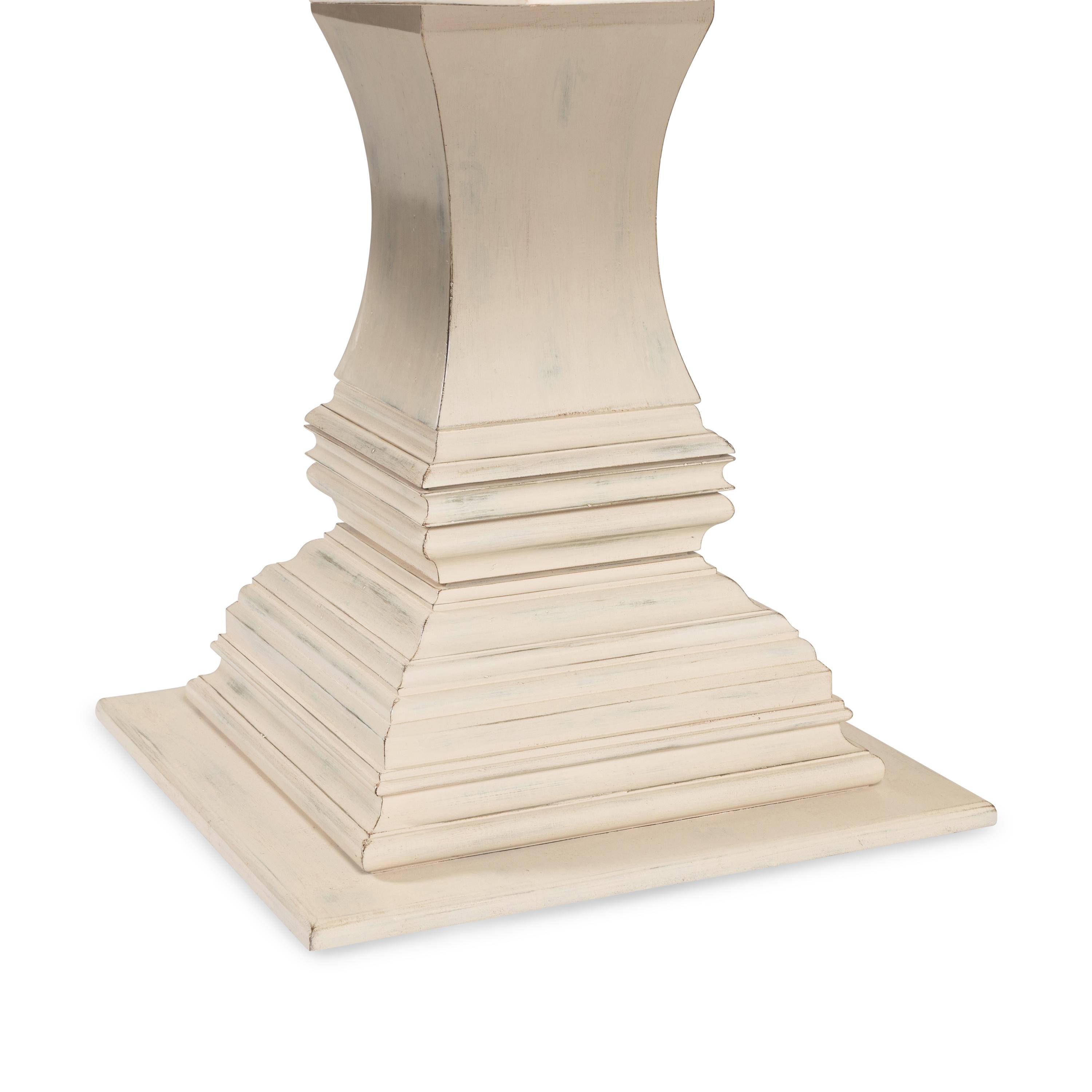 A Cream Painted Octagonal Center Table
