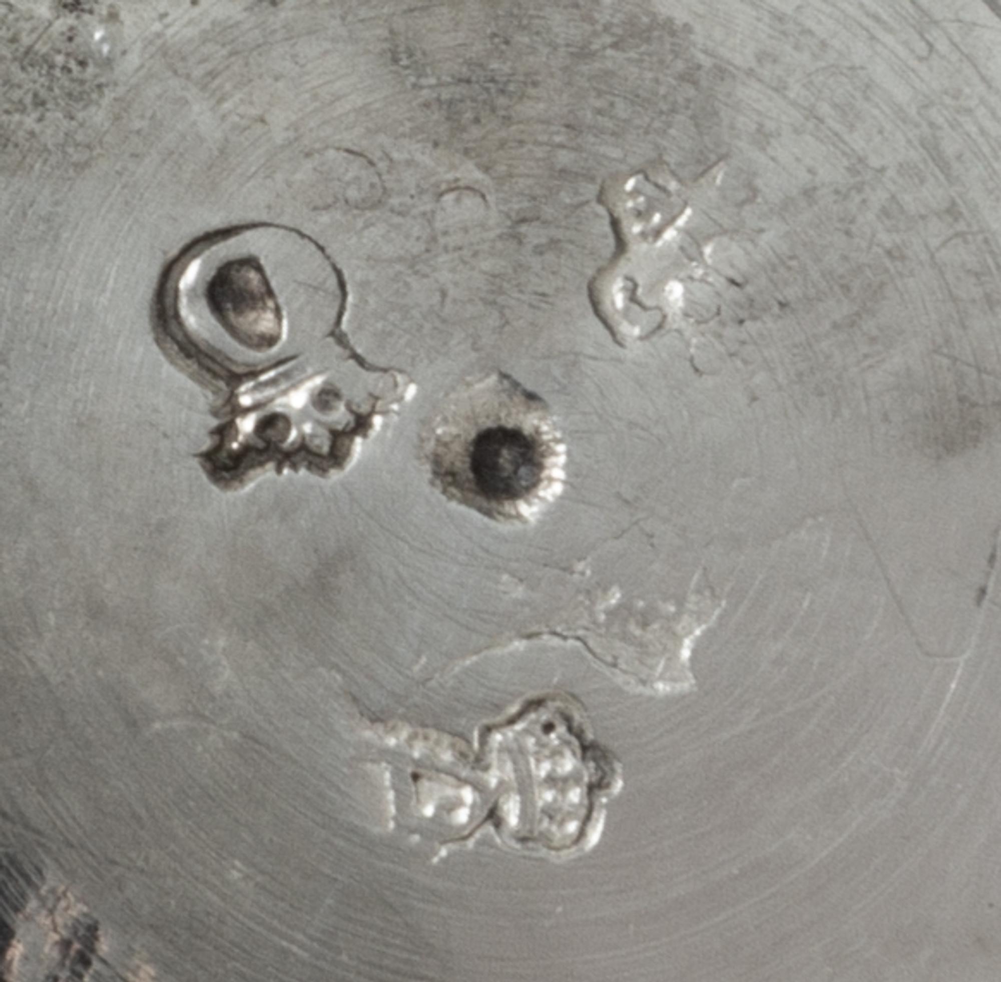 A French Ancien Regime Silver Beaker, Possibly Charles-Joseph Fontaine, Paris, 1778, having a slightly flared rim, the body worked to s