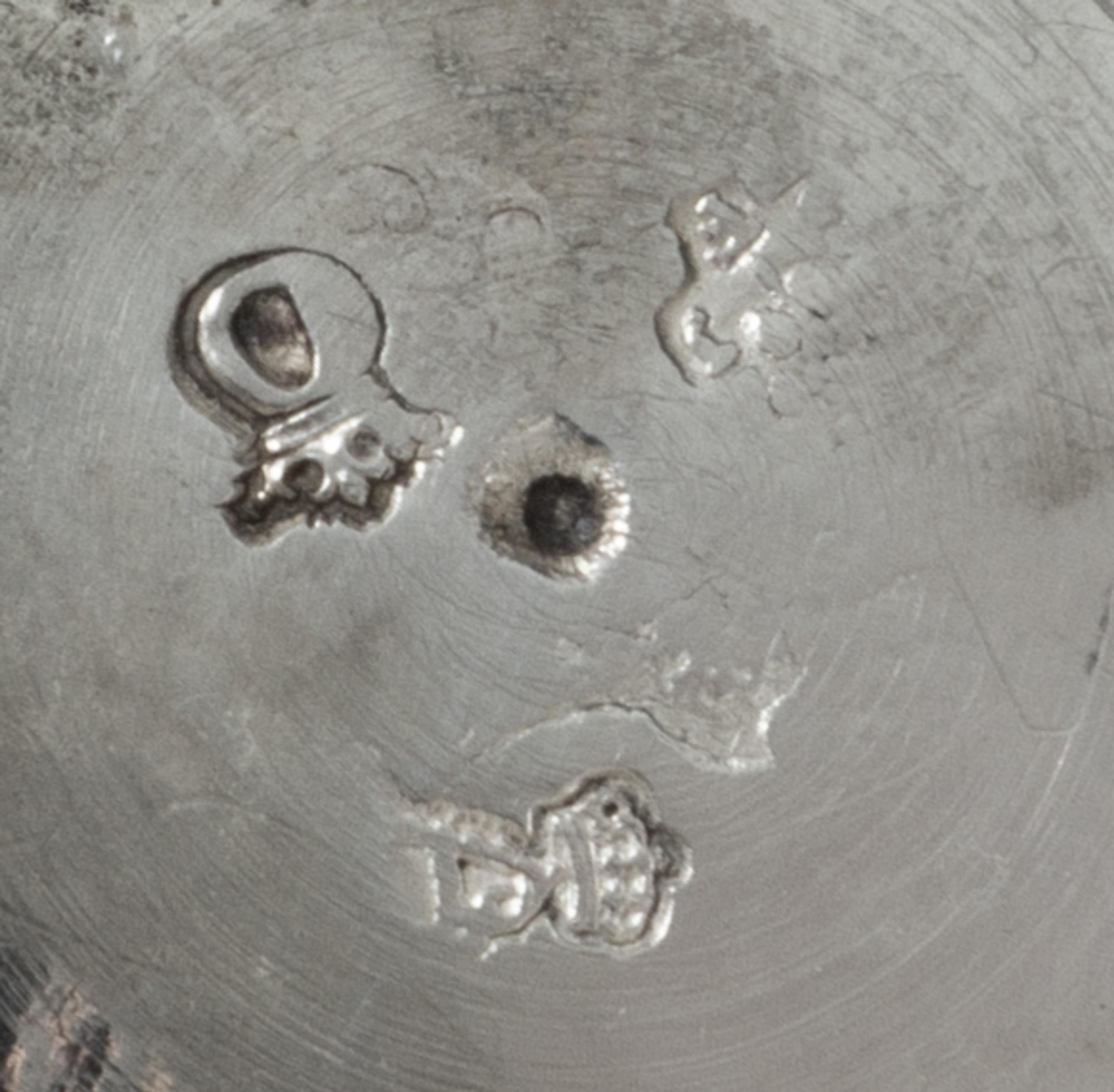 A French Ancien Regime Silver Beaker, Possibly Charles-Joseph Fontaine, Paris, 1778, having a slightly flared rim, the body worked to s