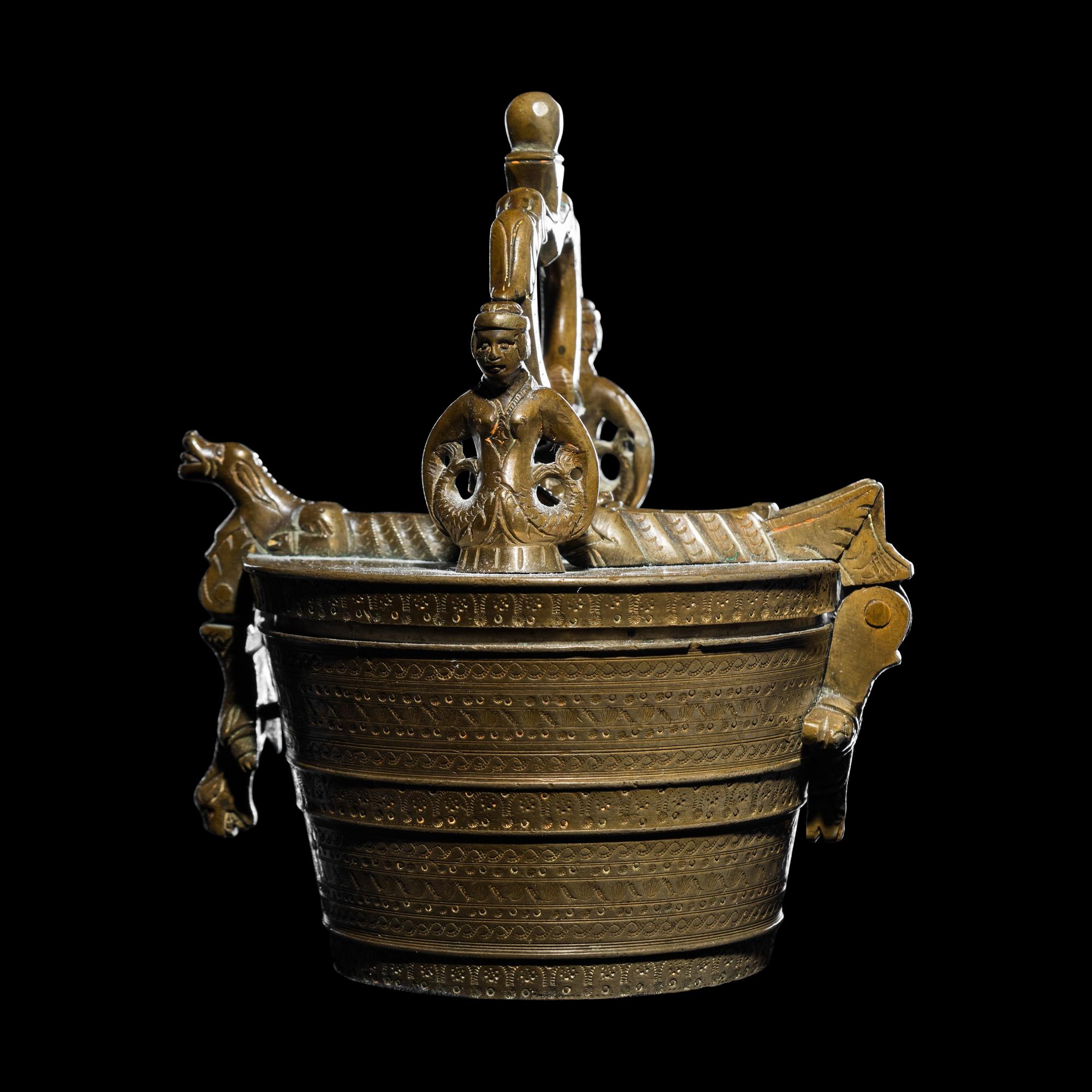A Nuremberg Brass Insert Weight Set