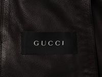 Gucci by Tom Ford, Brown Leather Racer Jacket