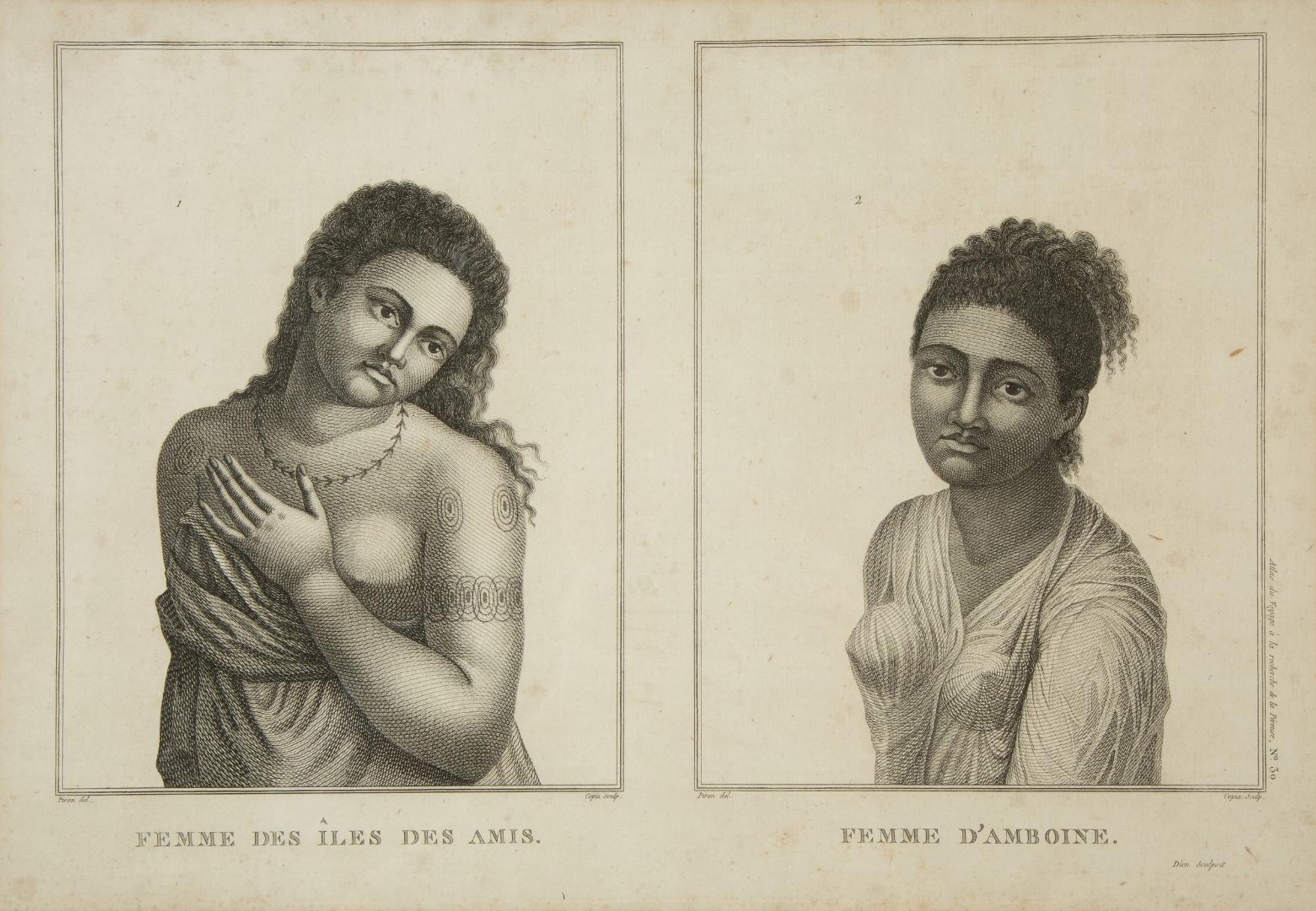 Ten Works from Atlas de Voyage a la recherche de la Perouse — CIRCA 1811