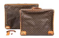 A Group of Louis Vuitton Monogram Canvas Softsided Luggage,