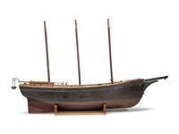 A Carved and Painted Wood Model of the Whaling Ship Essex