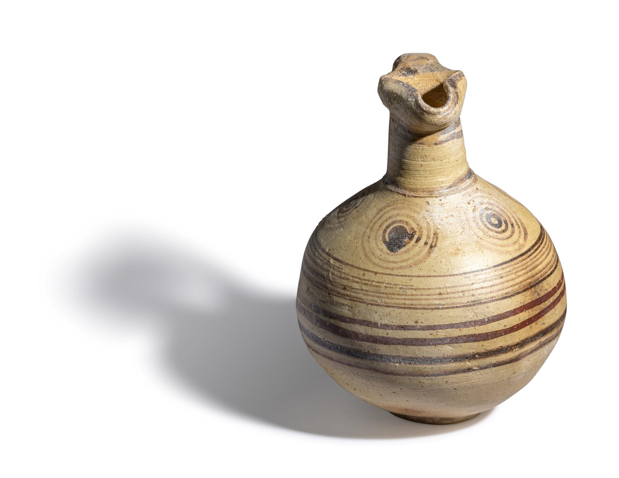 A Cypriot Bichrome-Ware Trefoil Pitcher
