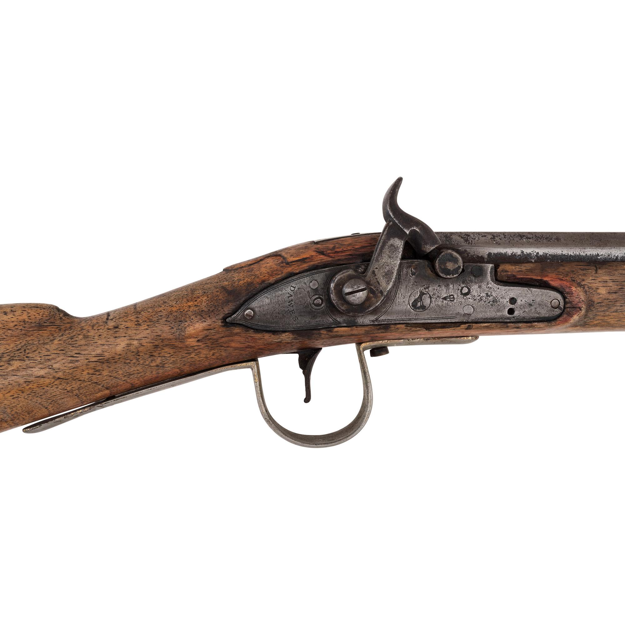 Percussion Altered British Board of Ordnance Trade Gun by Dawes