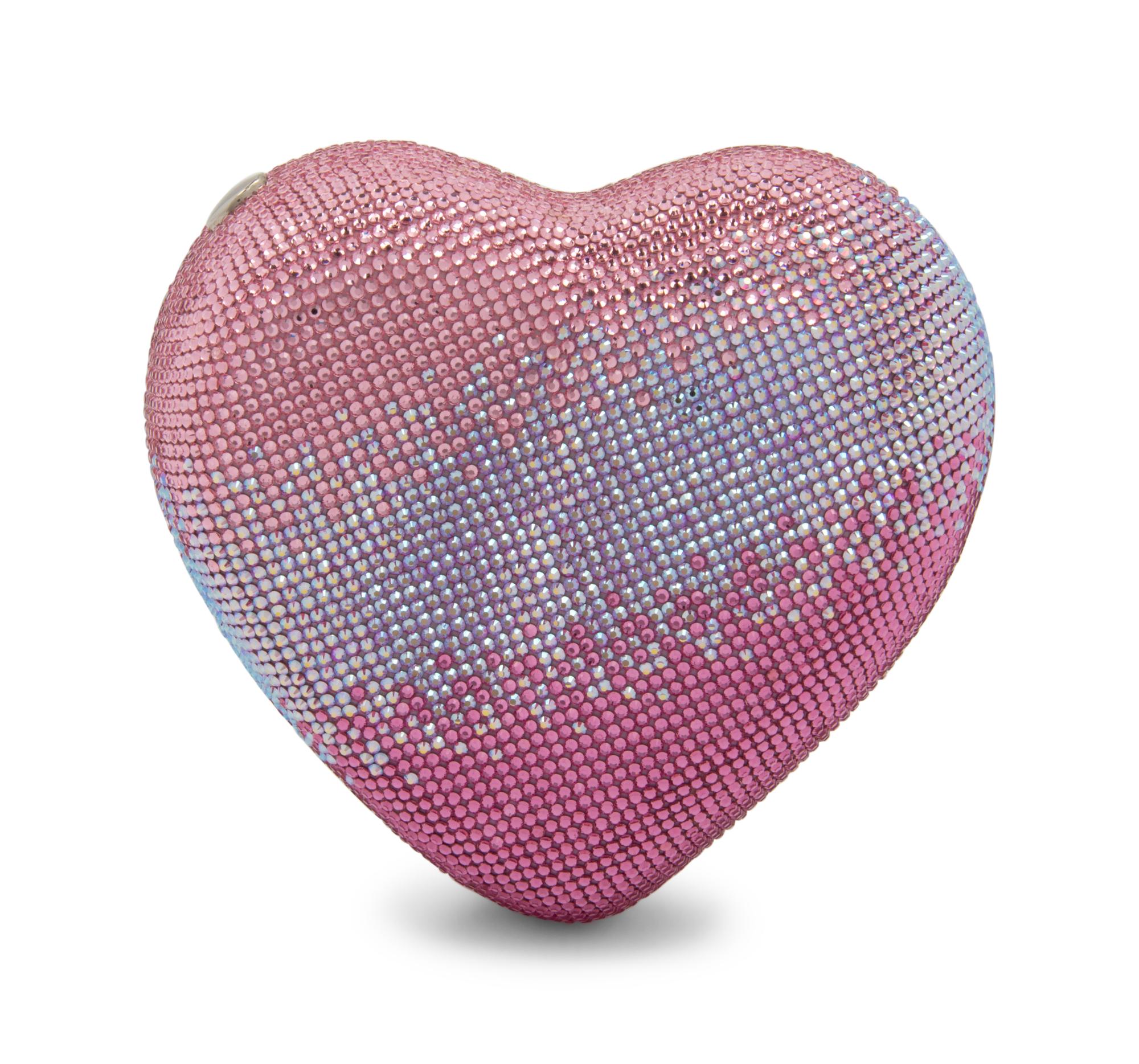Judith Leiber Heart Minaudière, 2010-20s