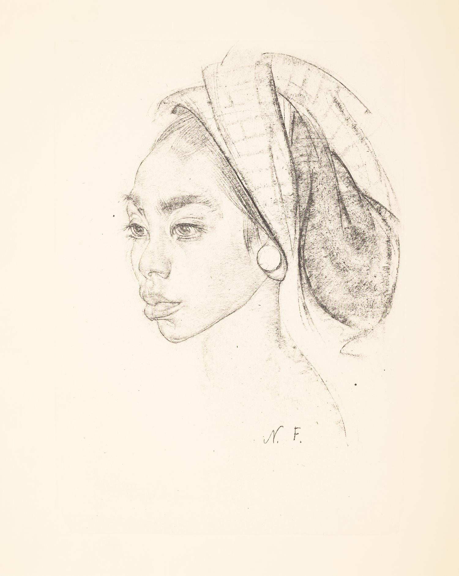 The Charcoal Drawings of Nicolai Fechin (16 prints in their original portfolio)