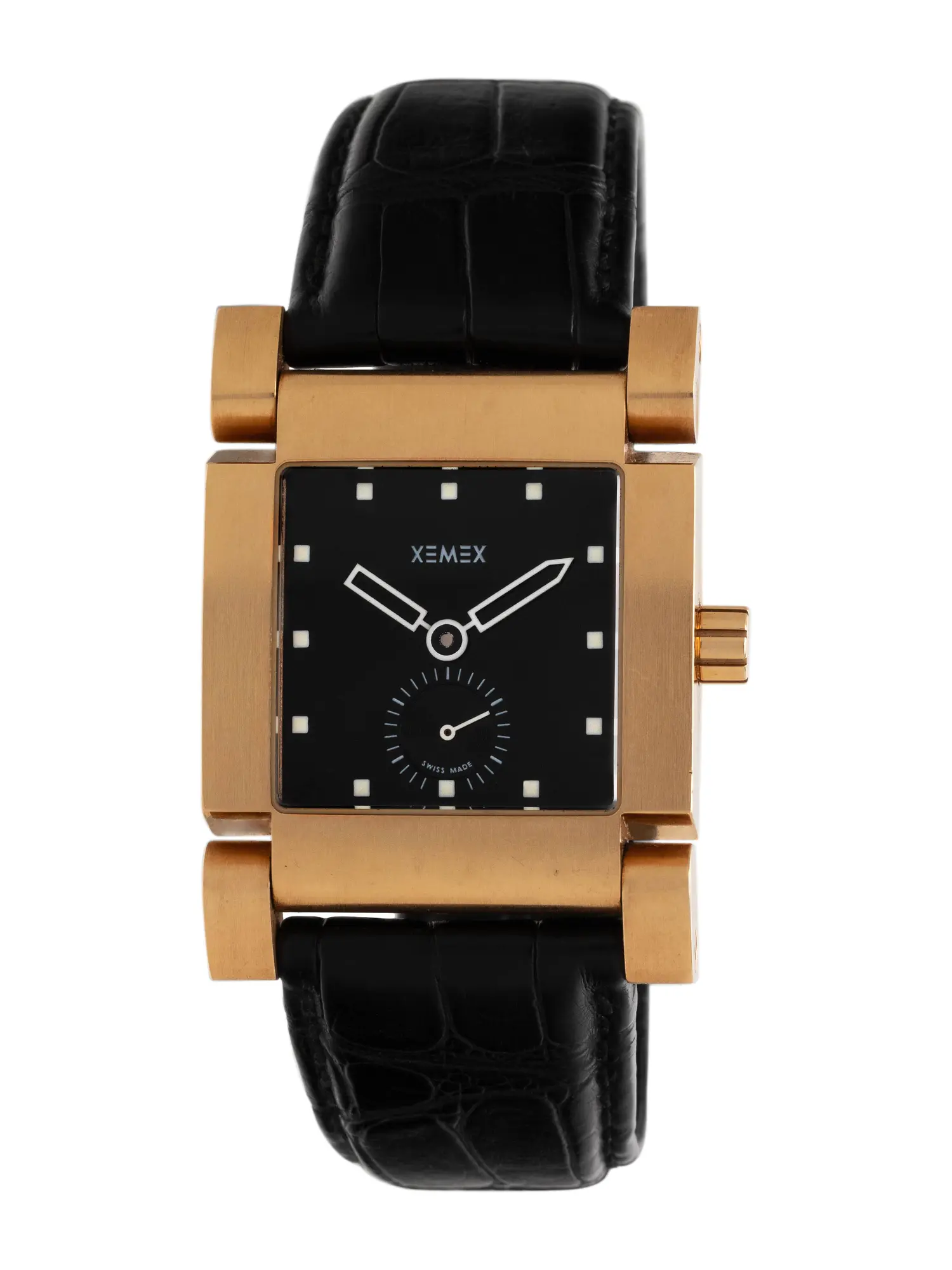 XEMEX, RUEDI KÜLLING, 18K PINK GOLD 'AVENUE' CHRONOGRAPH