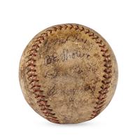 A 1934 Cincinnati Reds Team Signed Autograph Baseball Featuring Chick Hafey (PSA Letter of Authenticity),