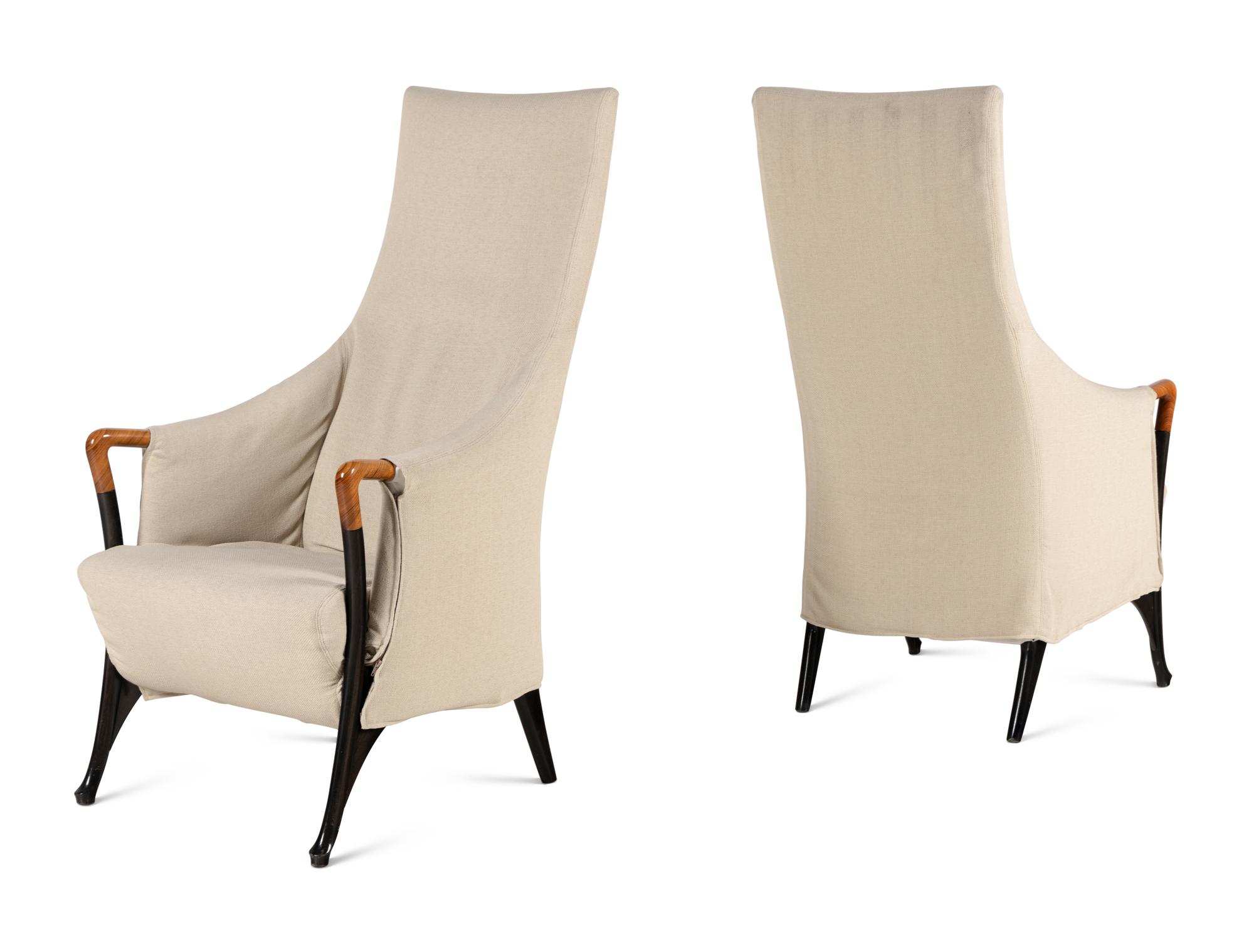 A Set of Four Giorgetti Progetti Armchairs