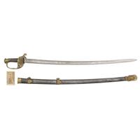 Sauerbier Non-Regulation British "Rifle Officers" Sword Presented to Major (General) Douglas Frazar 13th NY Volunteer Cavalry, later of the 104th USCT - The Man Who Caught Mosby and Let Him Go!