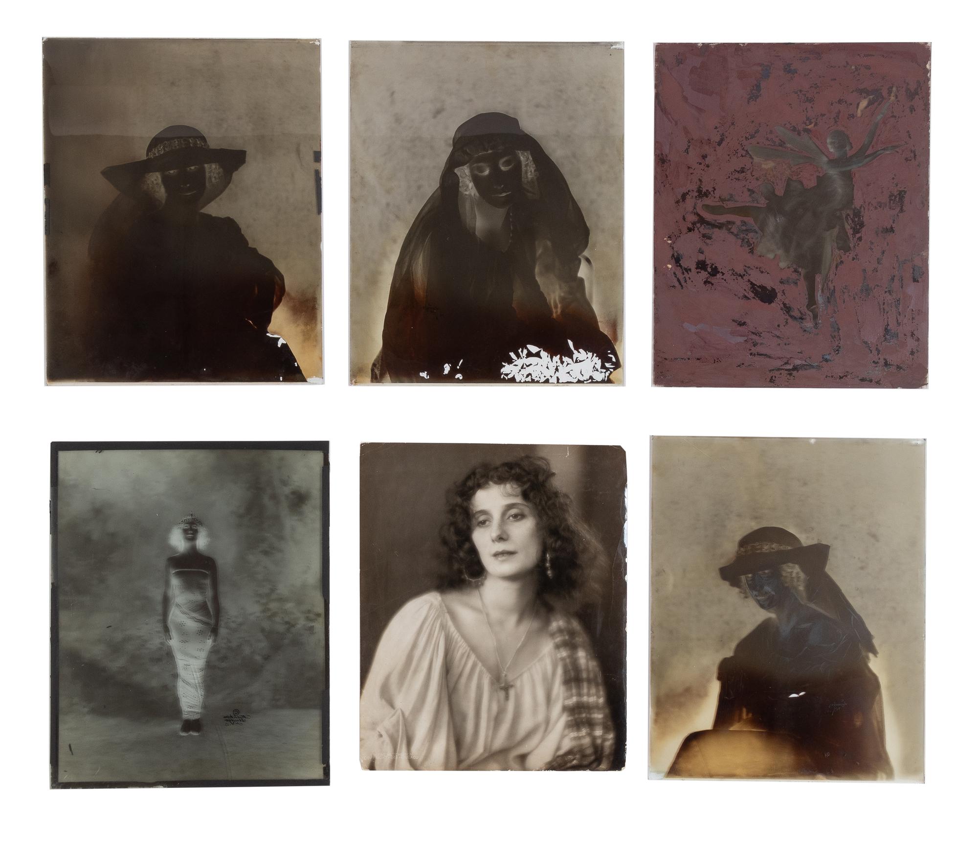 MISHKIN, Herman (1870-1948). A collection of 79 vintage photographs and glass plate negatives of Russian ballerina Anna Pavlova. c. 1906-1931.