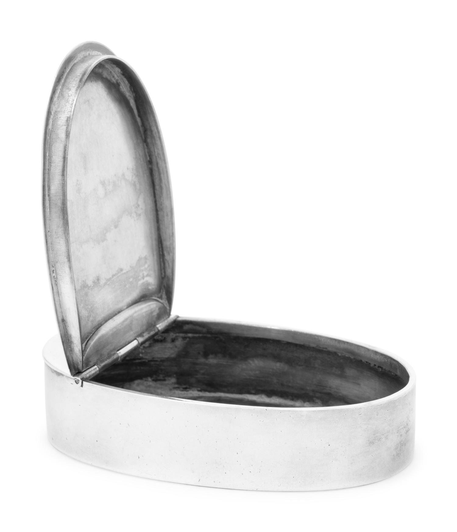 An American Silver Snuff Box