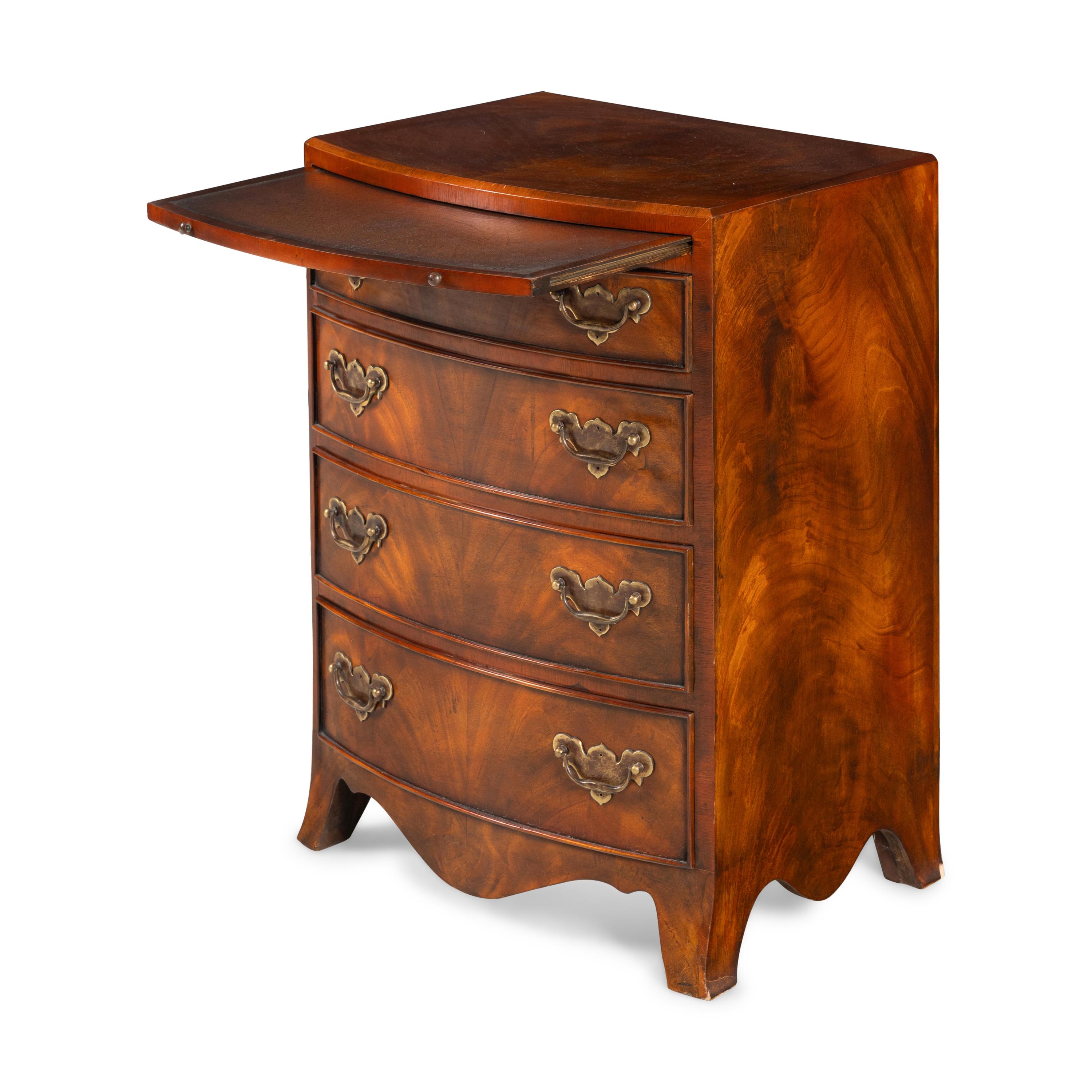 A George III Style Mahogany Small Chest of Drawers
