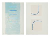 Lines with Breadth Supercede and Forms Engaged (two prints from A Poem for Alexander ), 1972