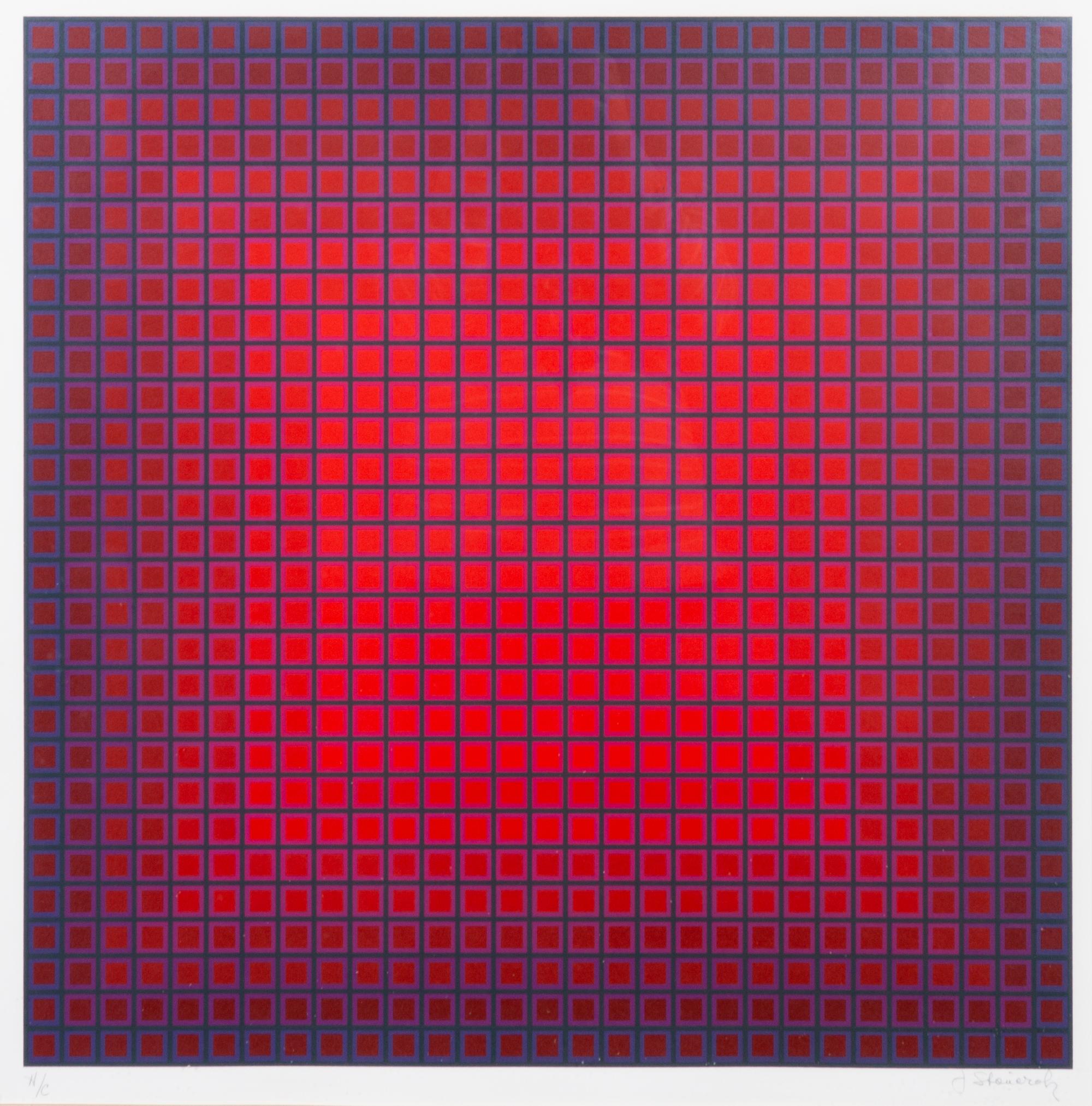 Julian Stanczak, (Polish-American, 1928-2017), Untitled