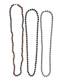 COLLECTION OF BEADED NECKLACES