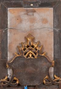 A Venetian Style Painted and Giltwood Mirror