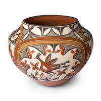 Sofia Medina (Zia, 1932-2010) — Four-Color Pottery Olla