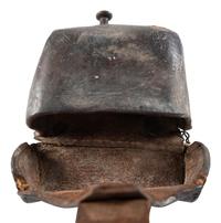 [CIVIL WAR]. Percussion cap pouch, possibly Confederate.