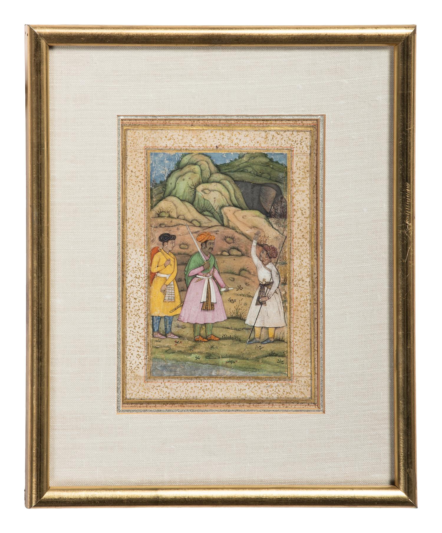 Four Indian Miniature Watercolors