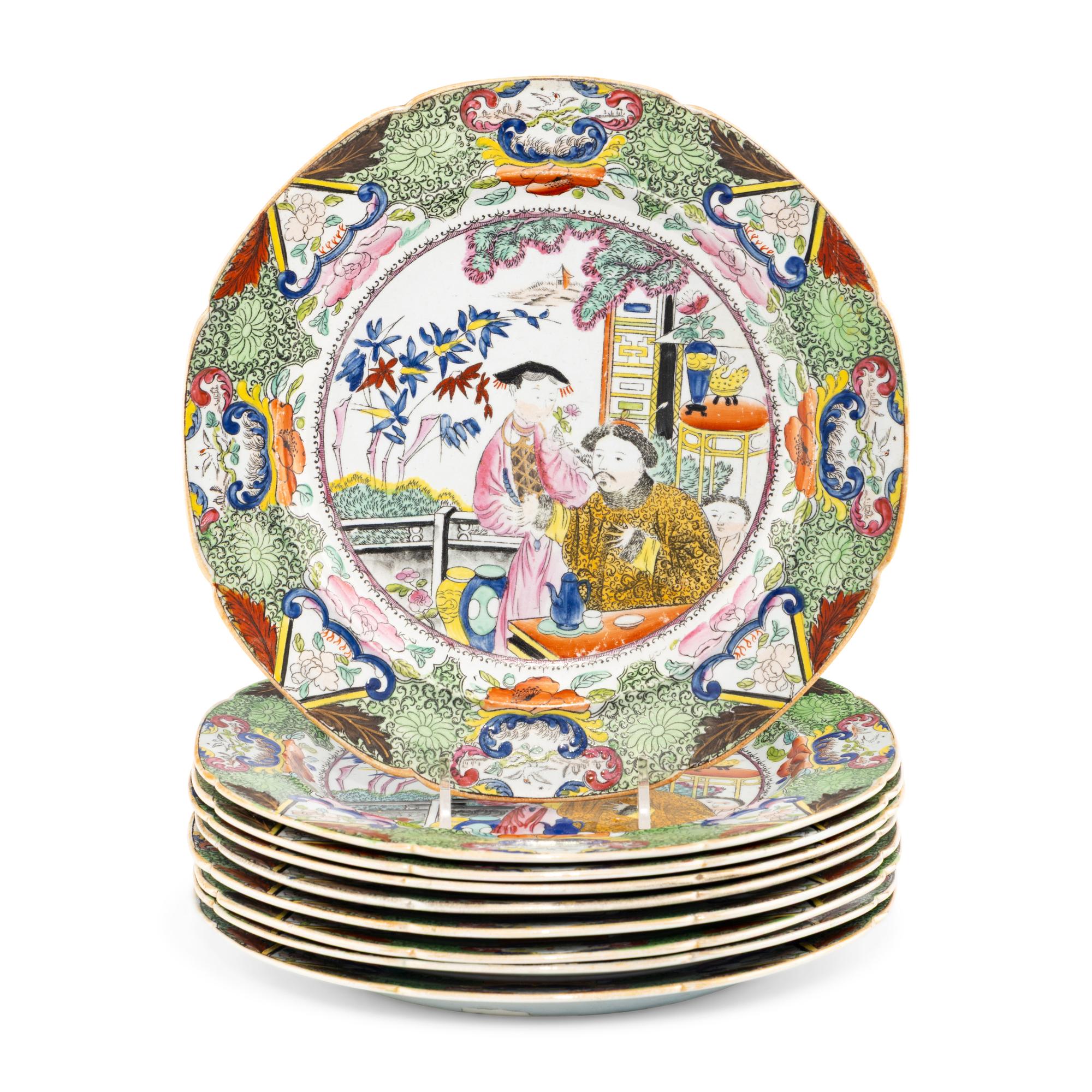 A Set of Mason's Ironstone Plates
