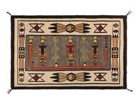 Navajo Pictorial Yei Weaving / Rug