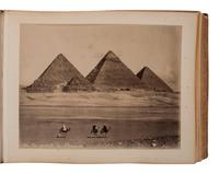 [EARLY PHOTOGRAPHY]. Album containing 96 photographs of Egypt, incl. examples by SEBAH, BONFILS, and BEATO. Ca 1895.