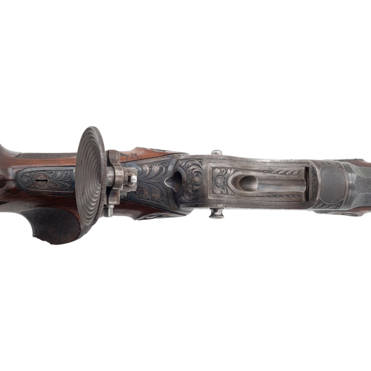 **Highly Embellished Schuetzen Rifle by Jos. Ofenstein of Aschaffenburg