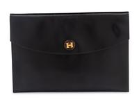 Hermès Rio Leather Clutch, 1976