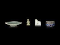 Four Chinese Hardstone Articles