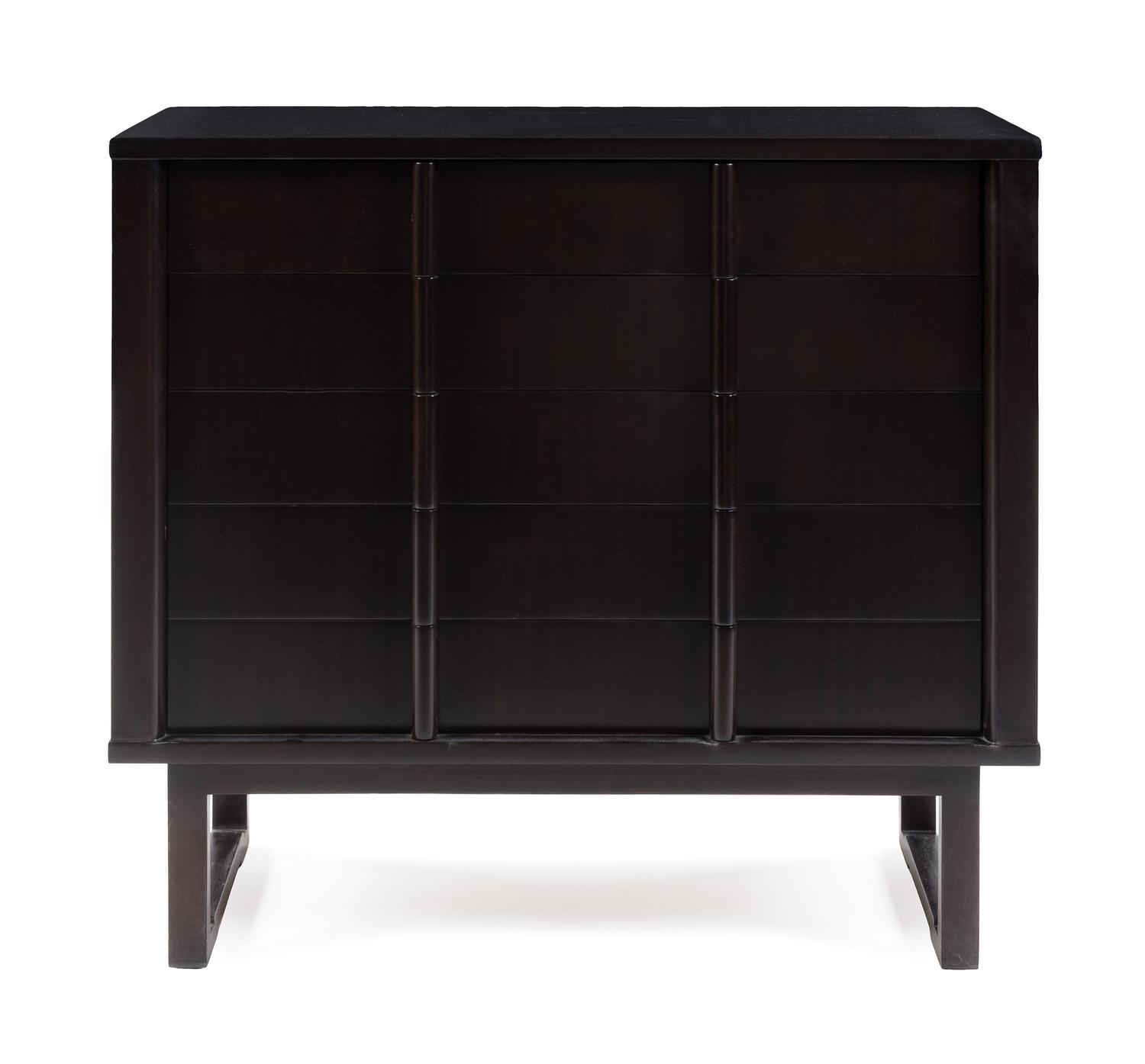 Edward Wormley (American, 1907-1995), Dunbar, c.1950, a five-drawer chest