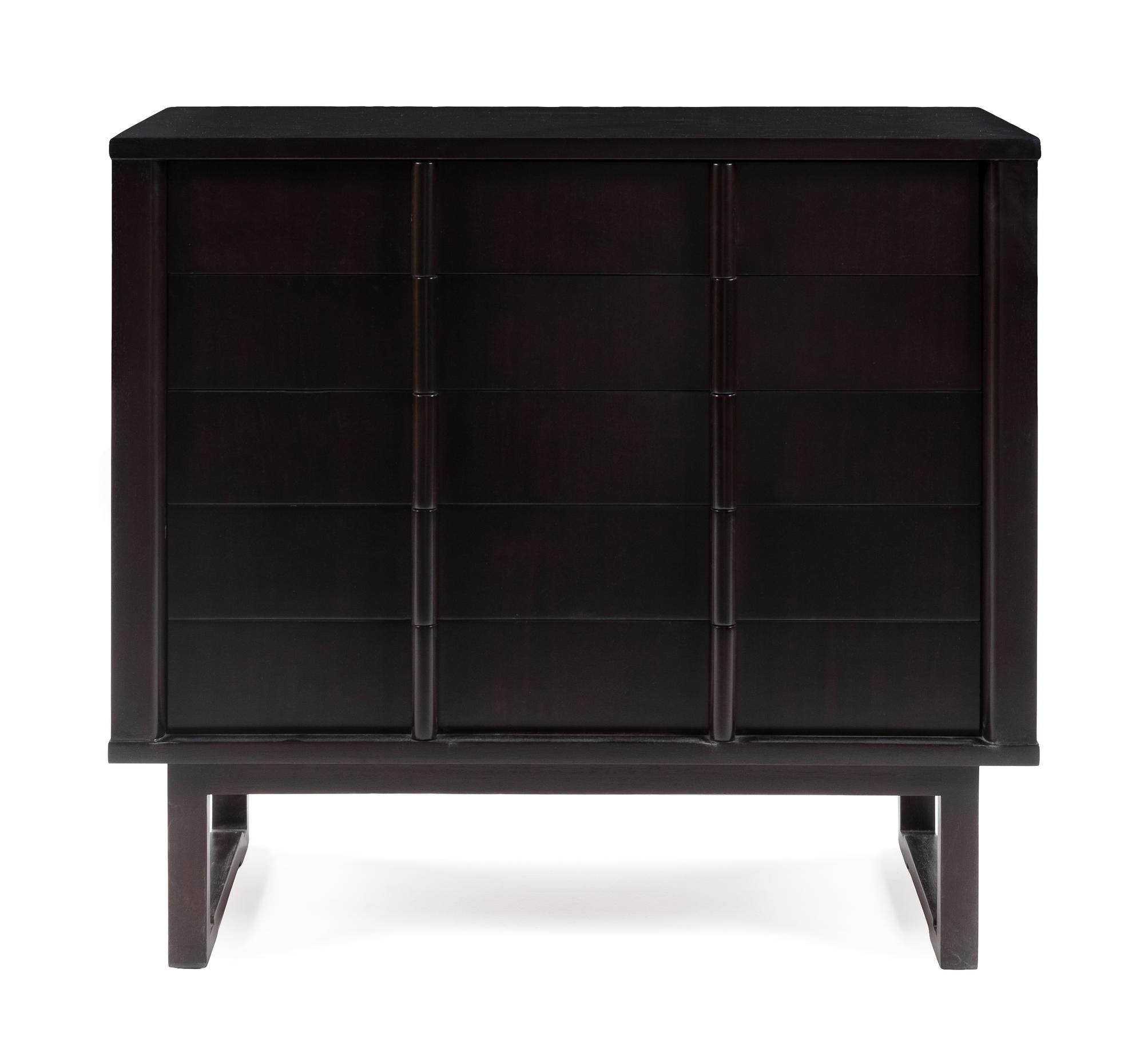 Edward Wormley (American, 1907-1995), Dunbar, c.1950, a five-drawer chest