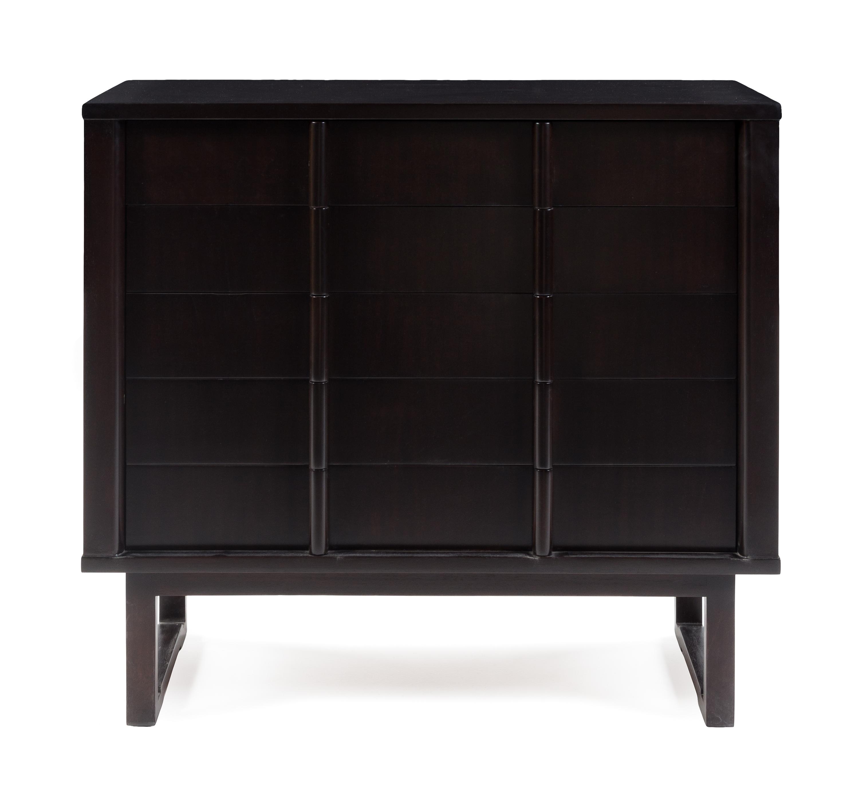 Edward Wormley (American, 1907-1995), Dunbar, c.1950, a five-drawer chest